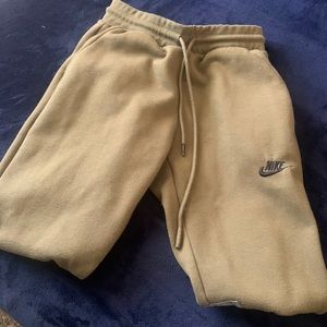 Olive green Nike sweats